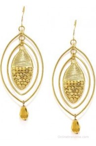 Mast & Harbour Premium Crystal Metal Dangle Earring